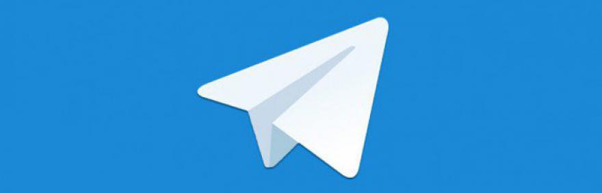 logo telegram aeroplanino di carta