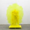 Untitled (Yellow Statue), 2014 resina, uretano, base di acciaio 208.2 x 152.4 x 45.7 cm courtesy l'artista e Grimm Gallery, Amsterdam