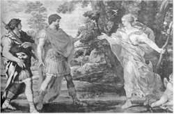 Venere informa Enea della fondazione di Cartagine, Pietro da Cortona verso il 1635