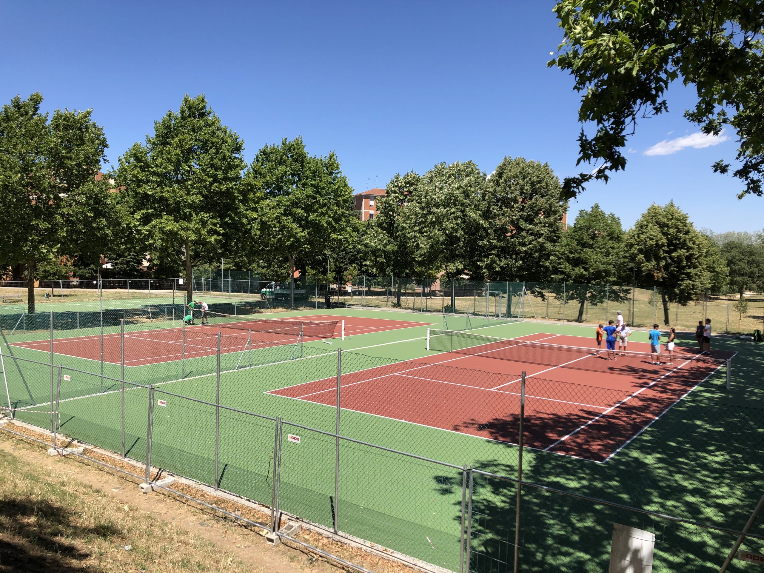 campi da tennis all'aperto