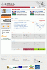 L' home page di Iperbole agosto 2010