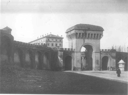Porta Saragozza, interno, 1902 circa