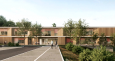 Rendering ingresso nuove scuole Carracci