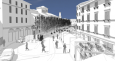 Rendering Piazza Aldrovandi