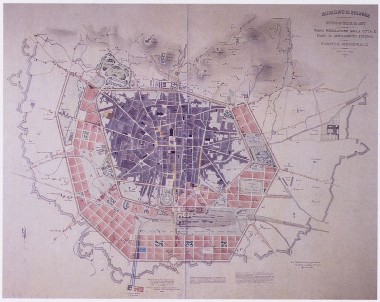 Piano regolatore della città e piano di ampliamento esterno (1890)
