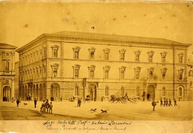 Palazzo Legnani Pizzardi, 1870 circa