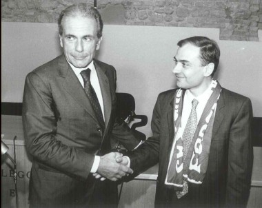 Giuseppe Gazzoni e Walter Vitali all'asta per l'acquisto della società Bologna FC 1909, 13-26 giugno 1993