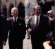 Alexander Dubcek cittadino di Bologna con il sindaco Renzo Imbeni, 30 agosto 1991.