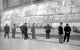 Palazzo d'Accursio tappezzato di manifesti elettorali alla vigilia delle elezioni amministrative del 24 marzo 1946.