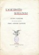 L'acquedotto romagnolo. Studio ulteriore dell'ingegnere architetto Prof. Antonio Zannoni, Faenza, Giuseppe Montanari, 1902. Copertina