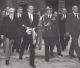 Il capo di stato Sandro Pertini accompagnato dal sindaco Renato Zangheri in visita a Bologna, 29-30 settembre 1979.