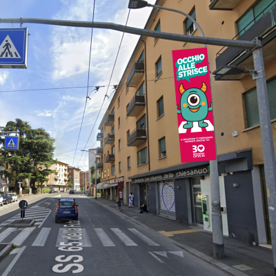 Esempio banner Occhio alle strisce