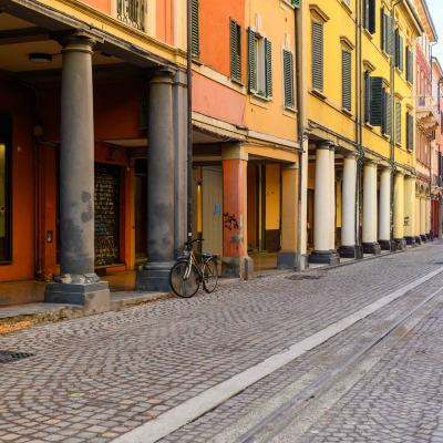 Immagine del tratto di via San Felice riaperto