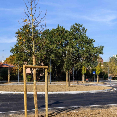 Parcheggio e verde a Borgo-Panigale