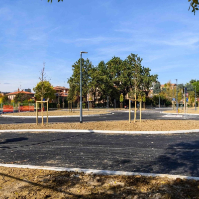 Parcheggio e verde a Borgo-Panigale