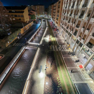 Immagini nuova via Riva Reno