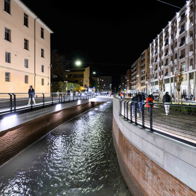 Immagini nuova via Riva Reno