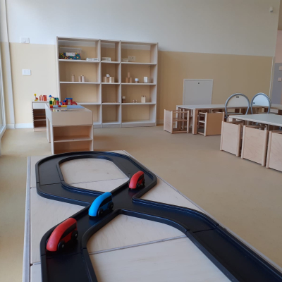 Immagine degli spazi interni del nuovo nido Cavazzoni