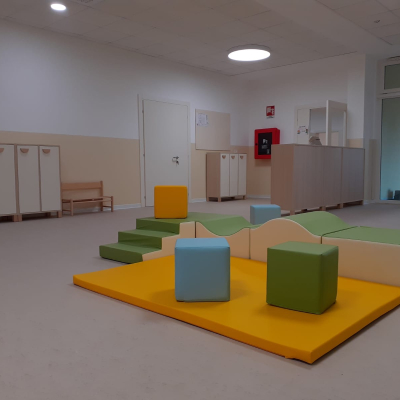 Immagine degli spazi interni del nuovo nido Cavazzoni