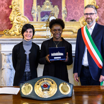 turrita argento Pamela Malvina e Bolognina Boxe 