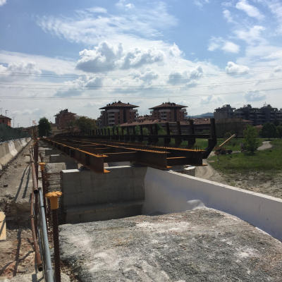 Il cantiere sul Pontelungo