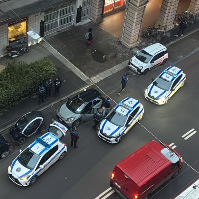 Polizia Locale in via Amendola