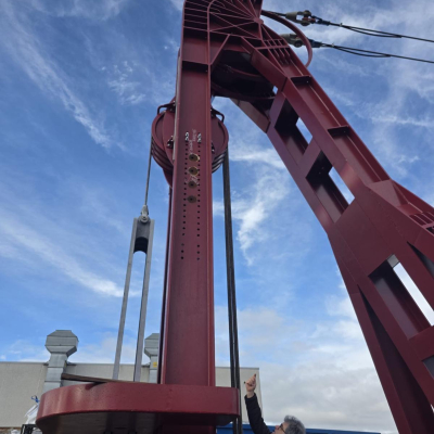 Prove tiraggio tralicci Garisenda a Cesena