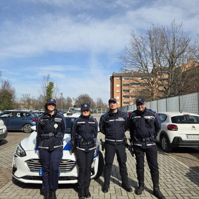 partenza Polizia Locale per Olimpiadi