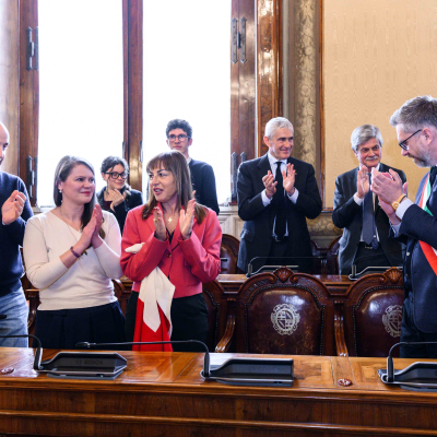 Intitolazione scranno a Giovanni Bersani