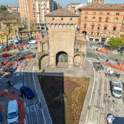 Immagine dall'alto di via San Felice