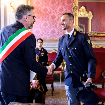 Turrita d'argento a Davide De Ceglie