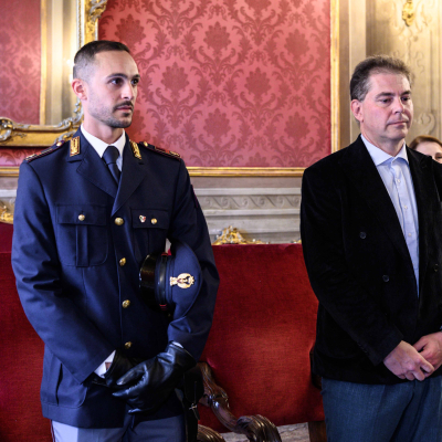 Turrita d'argento a Davide De Ceglie