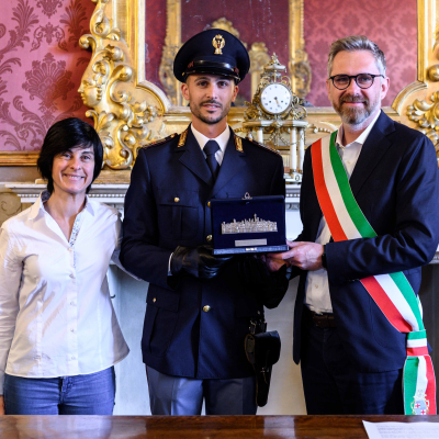 Turrita d'argento a Davide De Ceglie