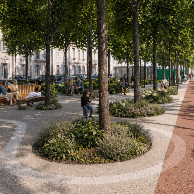 Render piazzetta Cevenini