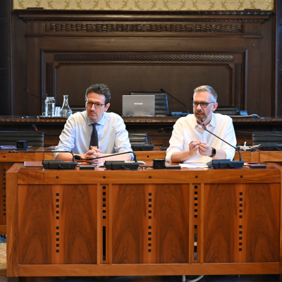 Immagine dell'incontro tra le Giunte di Bologna e Ravenna 