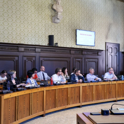Immagine dell'incontro tra le Giunte di Bologna e Ravenna 