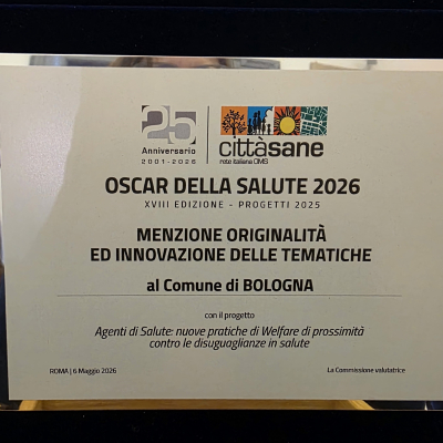 premio agenti della salute