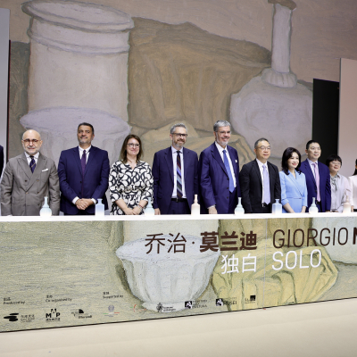 Inaugurazione mostra "Giorgio Morandi. Solo" al Museum of Art Pudong di Shanghai