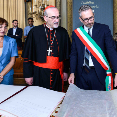 Cerimonia di conferimento della cittadinanza onoraria al cardinale Pizzaballa