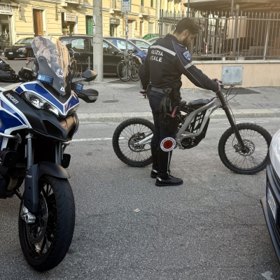 inseguimento bicicletta elettrica