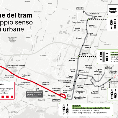 mappa test circolazione tram