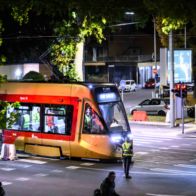 Prime prove in strada del tram