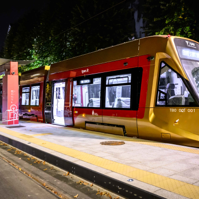 Prime prove in strada del tram