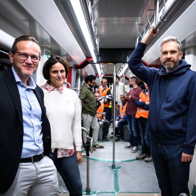Prime prove in strada del tram