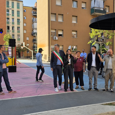 Inaugurazione giardino Joe Cassano