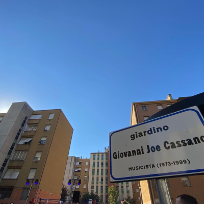 Inaugurazione giardino Joe Cassano