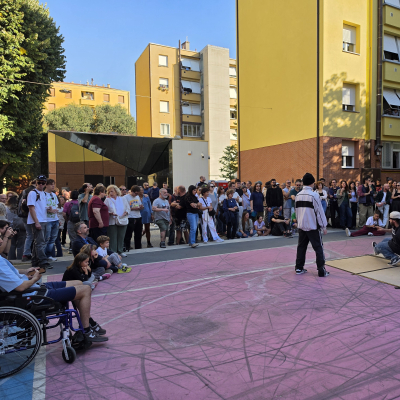 Inaugurazione giardino Joe Cassano