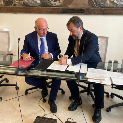 Firma del protocollo Prati di Caprara