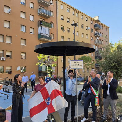 Inaugurazione giardino Joe Cassano